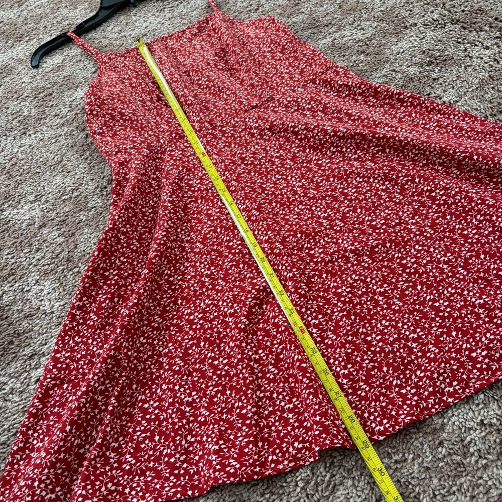Floral Red Mini Dress - Picture 3 of 6
